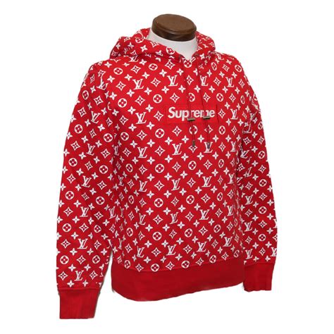 lv supreme hoodie blue|supreme louis vuitton hoodie neymar.